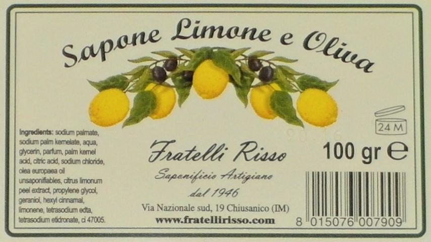 Sapone Limone e Oliva -  Zitronenseife